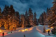 Bend Snowshoeing Tour and Bonfire thumbnail 1