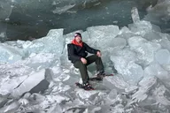 Fairbanks Snowshoe Hike to Castner Glacier Ice Cave thumbnail 5