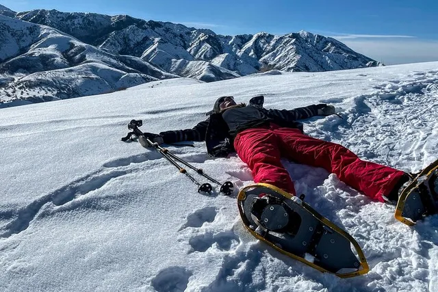 Utah Snowshoeing Adventure in Mountains - Image 1