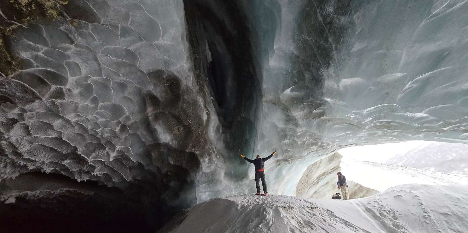 Fairbanks Snowshoe Hike to Castner Glacier Ice Cave | Fairbanks Tours ...